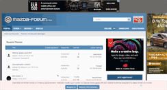 Desktop Screenshot of mazda-forum.info