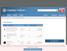 Tablet Screenshot of mazda-forum.info